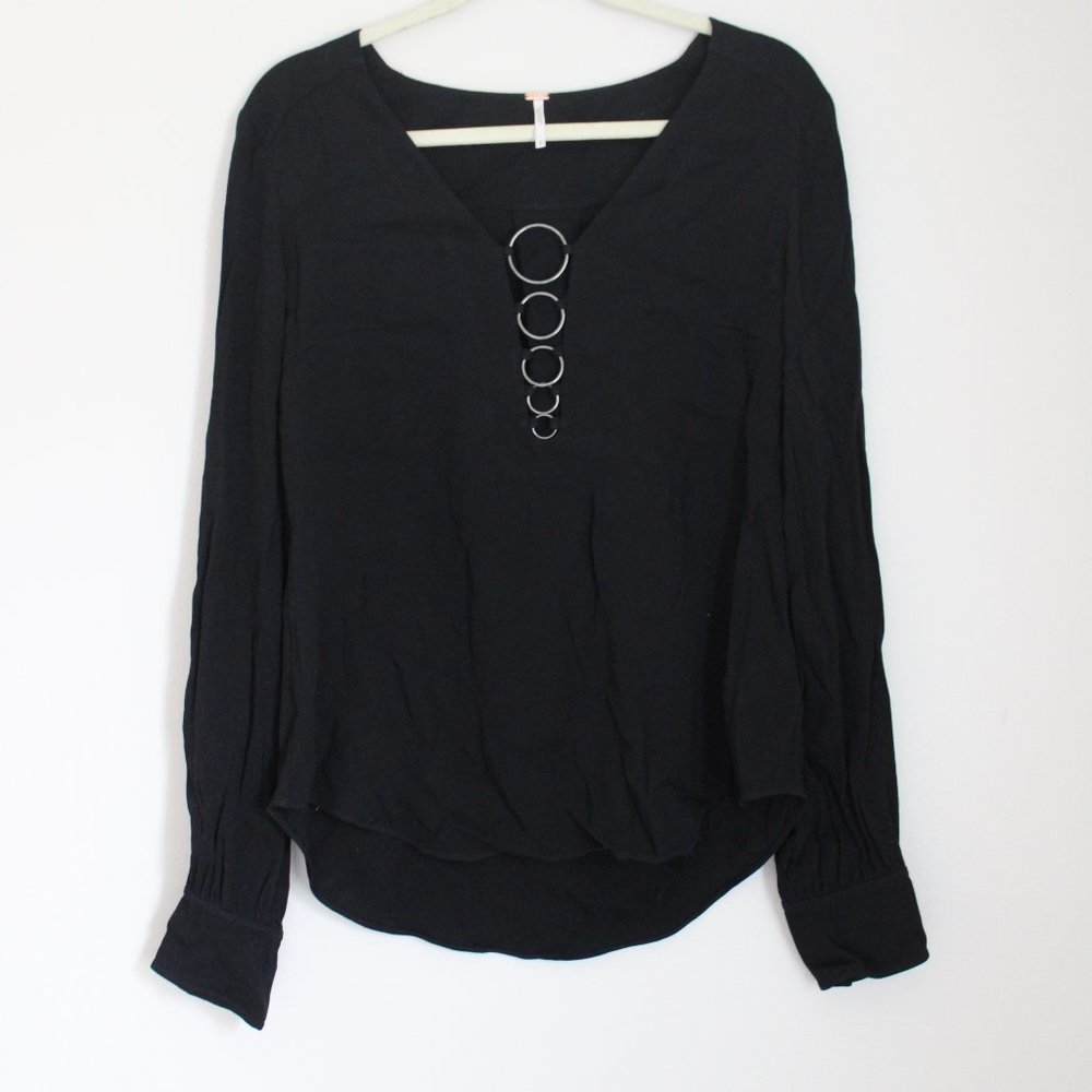 Free People ORing Crepe Blouse